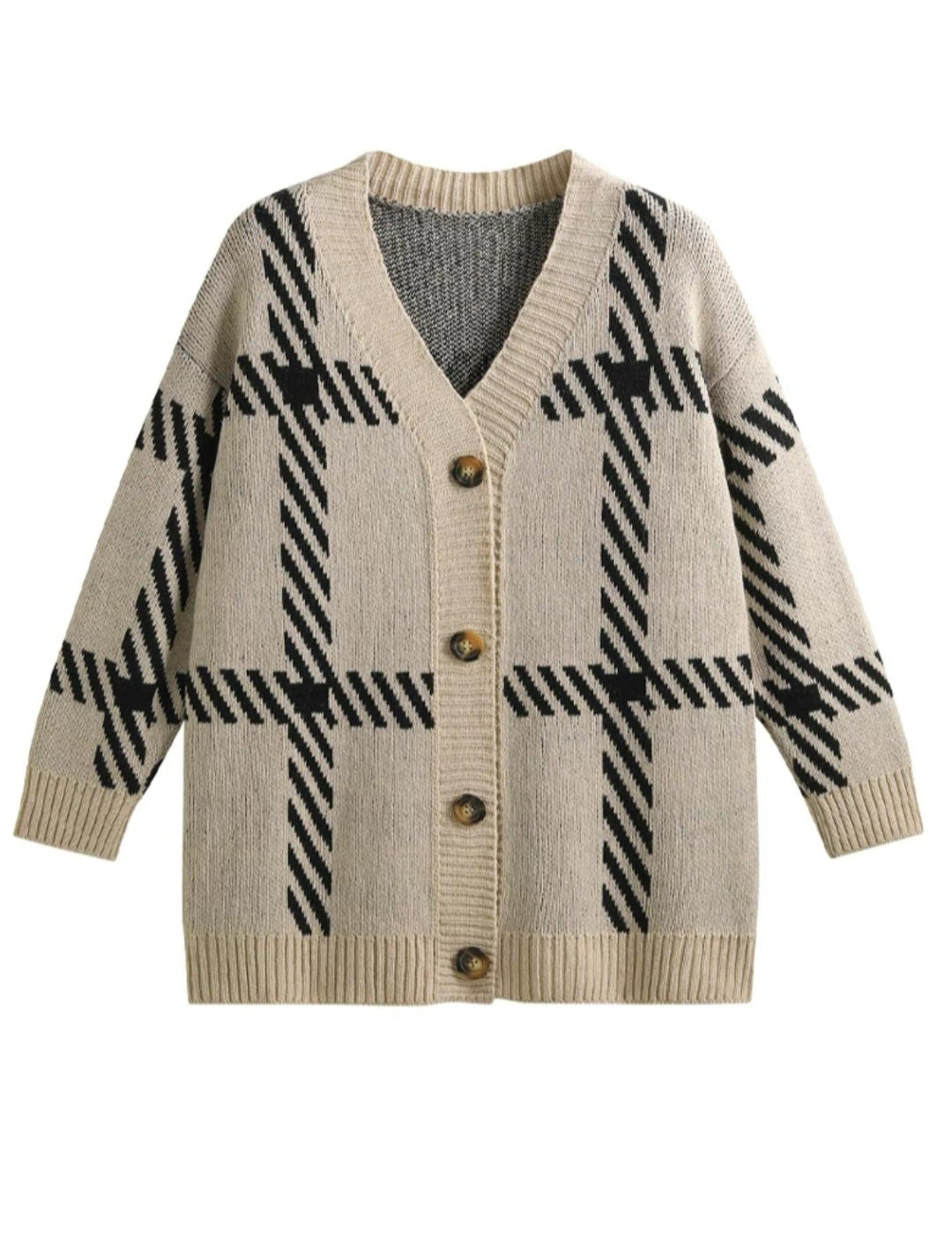 Knit Striped Cardigan